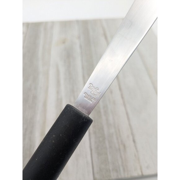 Pampered Chef Stainless Grapefruit Knife #1 Avocado Fruit Black Handle - Picture 6 of 8